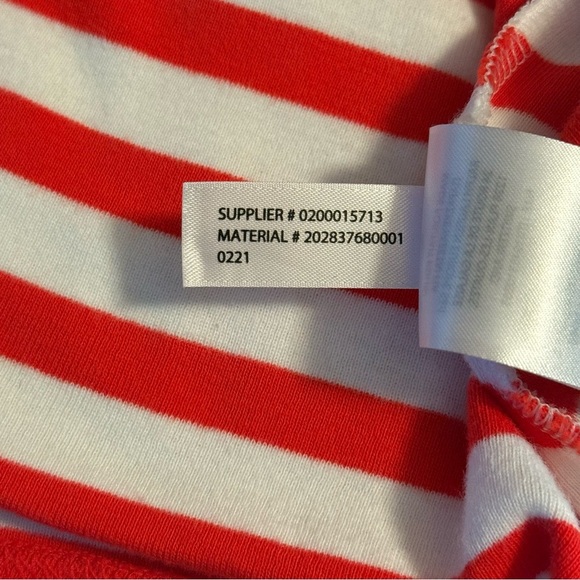 Lauren Ralph Lauren Womens Size 1X XL Red White Blue Stripe Boat Neck Top Preppy - Picture 7 of 10